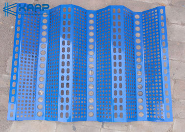 Toz Bastırma Delikli Dekoratif Tel Izgaralar, Dekoratif Hasır Izgaralar Mavi Renk