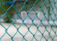 Yeşil 25mm Siklon Pvc Kaplı Zincir Bağlantı Çiti 14 Ayar