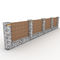 Kutu Metal Taş Duvar 0.3m Uzunluk Kaynaklı Mesh Gabion